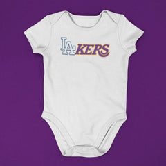 LOS ANGELES DODGERS LAKERS FUSION - Onesie Bodysuit Tops