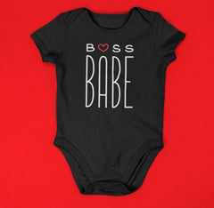 BOSS BABE - NEWBORNS - Onesie bodysuit tops