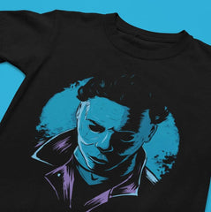 HALLOWEEN MASK BLUE - Onesie Bodysuit Top