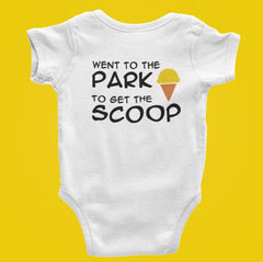 WENT TO THE PARK TO GET THE SCOOP - NWA Onesie Top Bodysuit