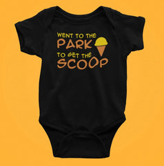 WENT TO THE PARK TO GET THE SCOOP - NWA Onesie Top Bodysuit