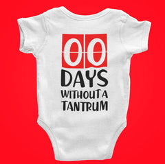 DAYS WITHOUT A TANTRUM - FUNNY TOPS