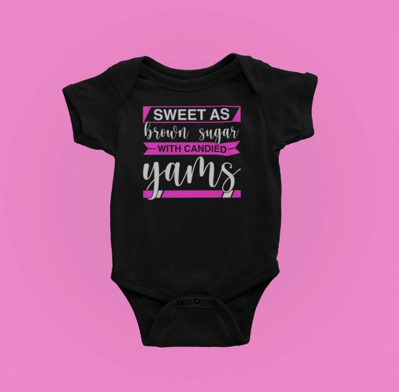 BROWN SUGAR CANDIED YAMS | LL Cool J | Onesie Top Bodysuit